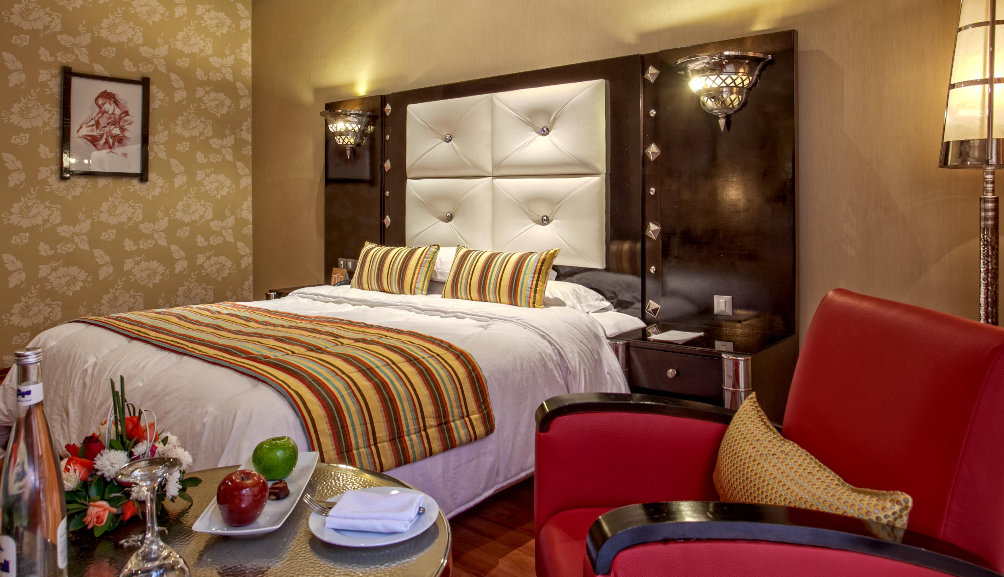 Royal Mirage Deluxe Hotel Marrakesh Eksteriør billede A bedroom at the hotel
