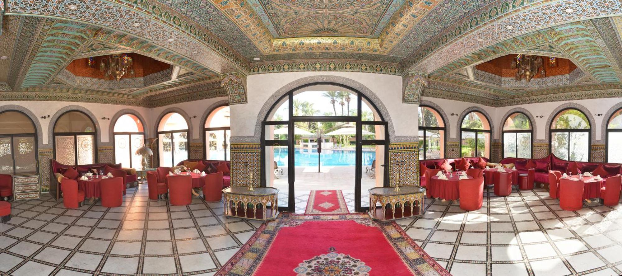 Royal Mirage Deluxe Hotel Marrakesh Eksteriør billede The interior of the hotel